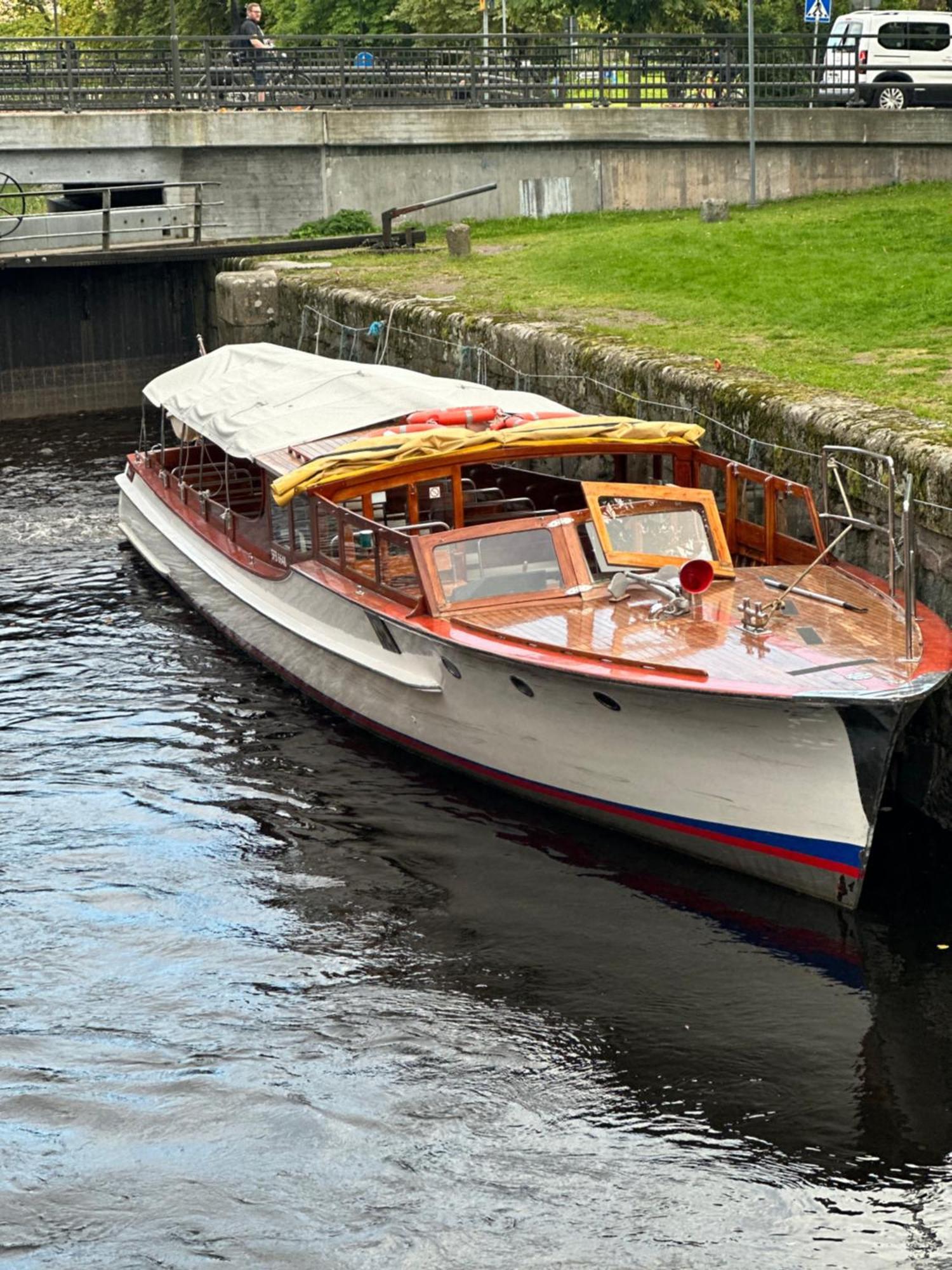 Pråmkanalens Pensionat i Karlstad Bagian luar foto